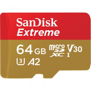 SanDisk Extreme 64GB microSDXC UHS-I Card